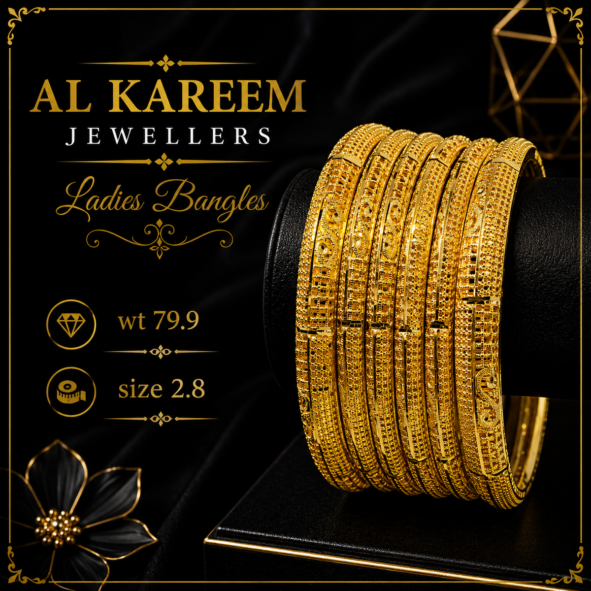 Ladies Bangles - 79.9g