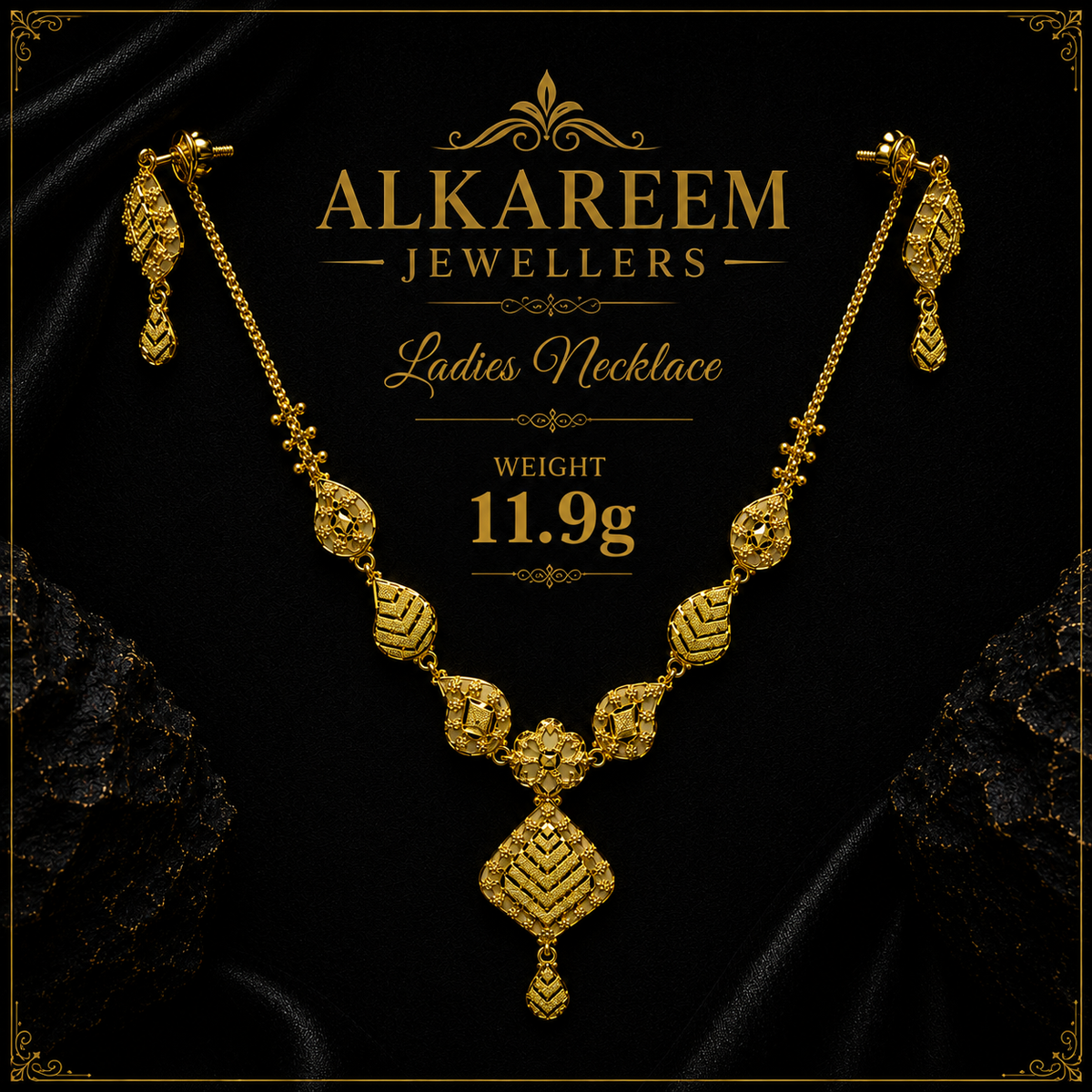 necklace set - 11.9g