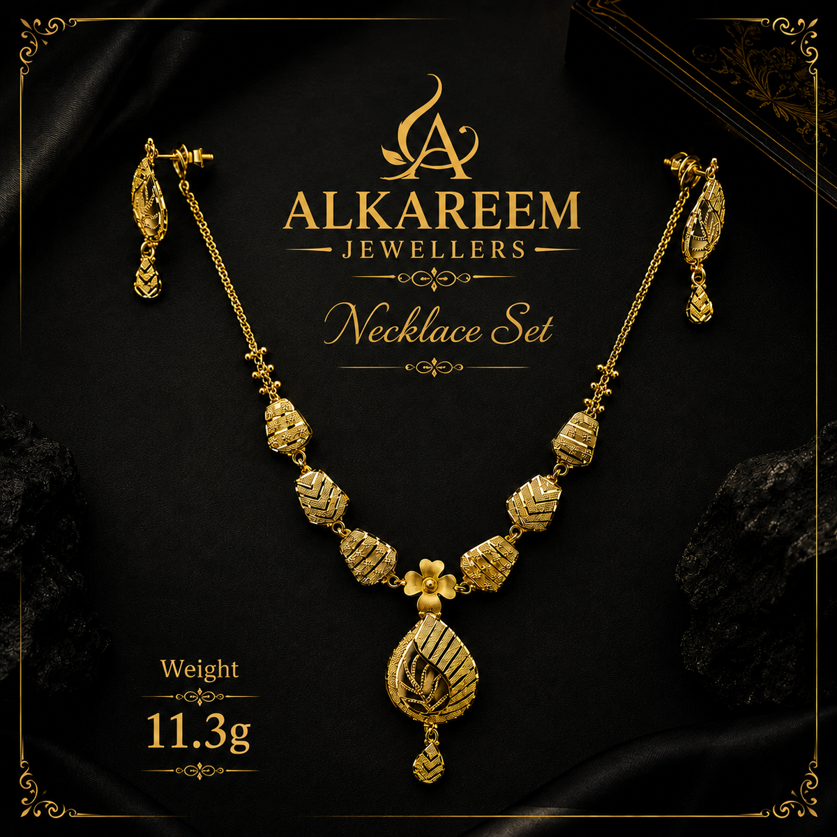necklace set - 11.3g