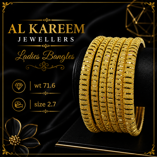 Ladies Bangles - 71.6g