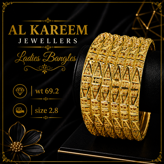 Ladies Bangles - 69.2g