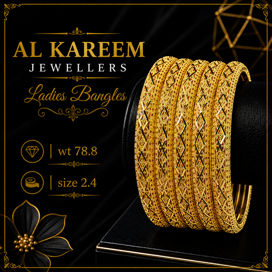 Ladies Bangles - 78.8g