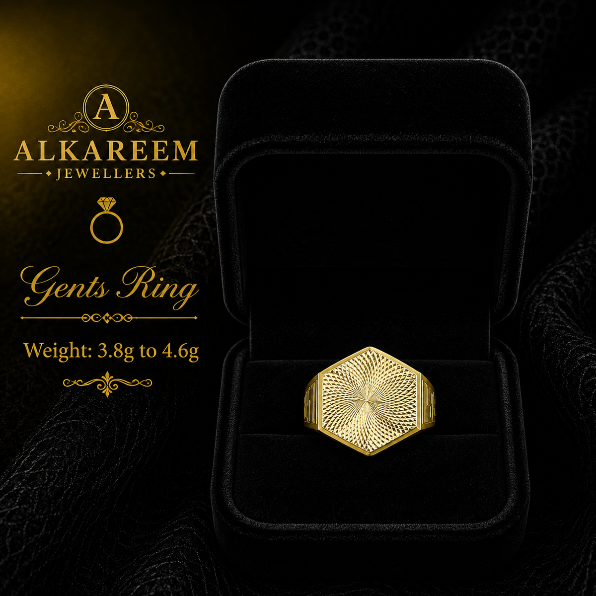Gents Ring - 3.8g to 4.6g
